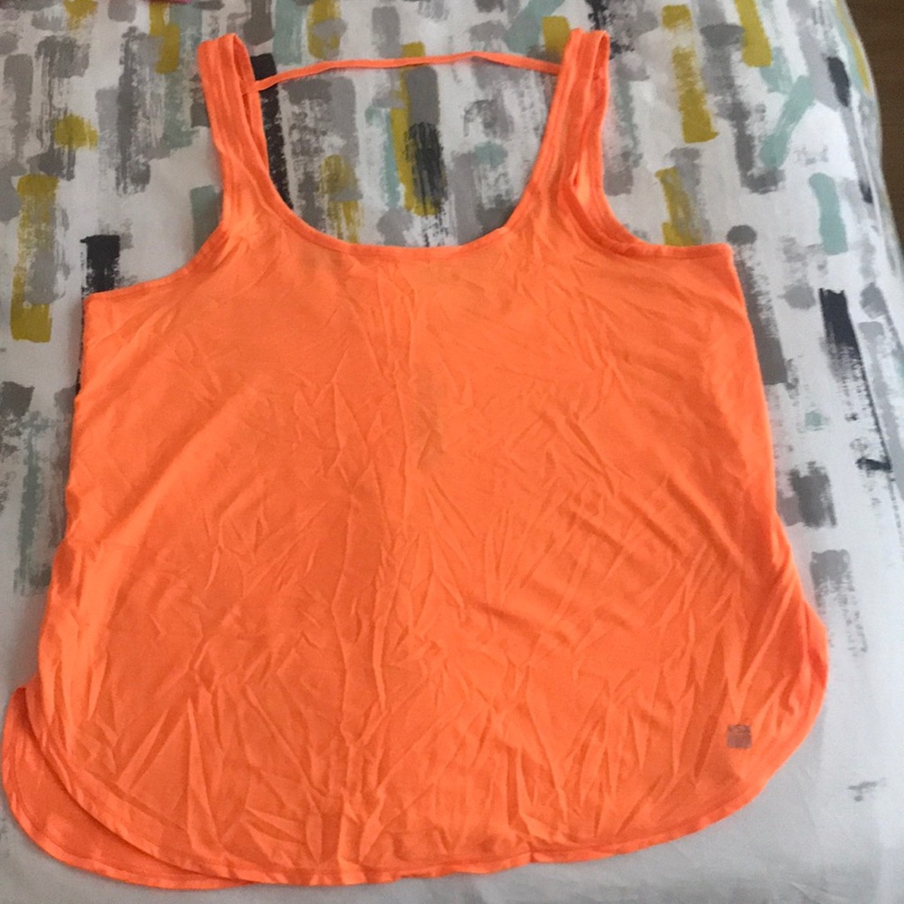 Victoria secret VSX neon orange tank top